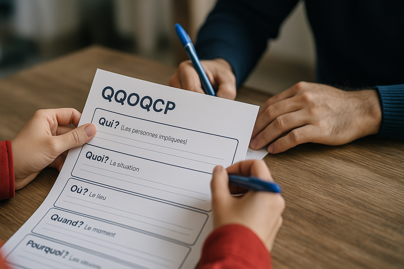 Adapter la méthode QQQOQCP à la préparation citoyenne